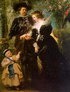 Peter Paul Rubens Rubens with his Wife, Helene Fourmont and Their Son, Peter Paul oil on canvas